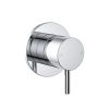 Clark Round Pin Shower/Bath Mixer Chrome